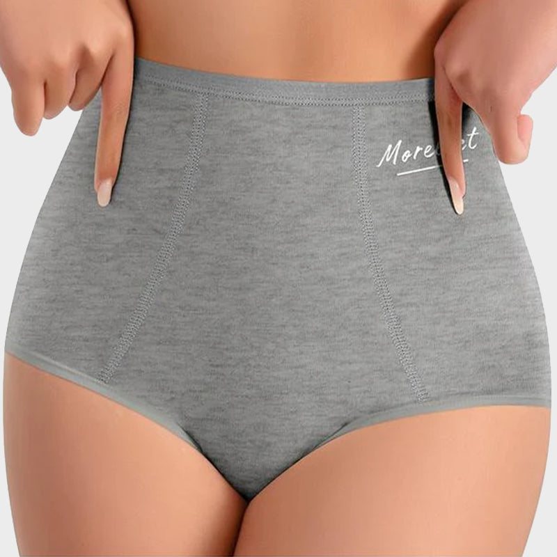 Women's High-Waisted Underwear, Breathable & Comfortable Panties（6/12）