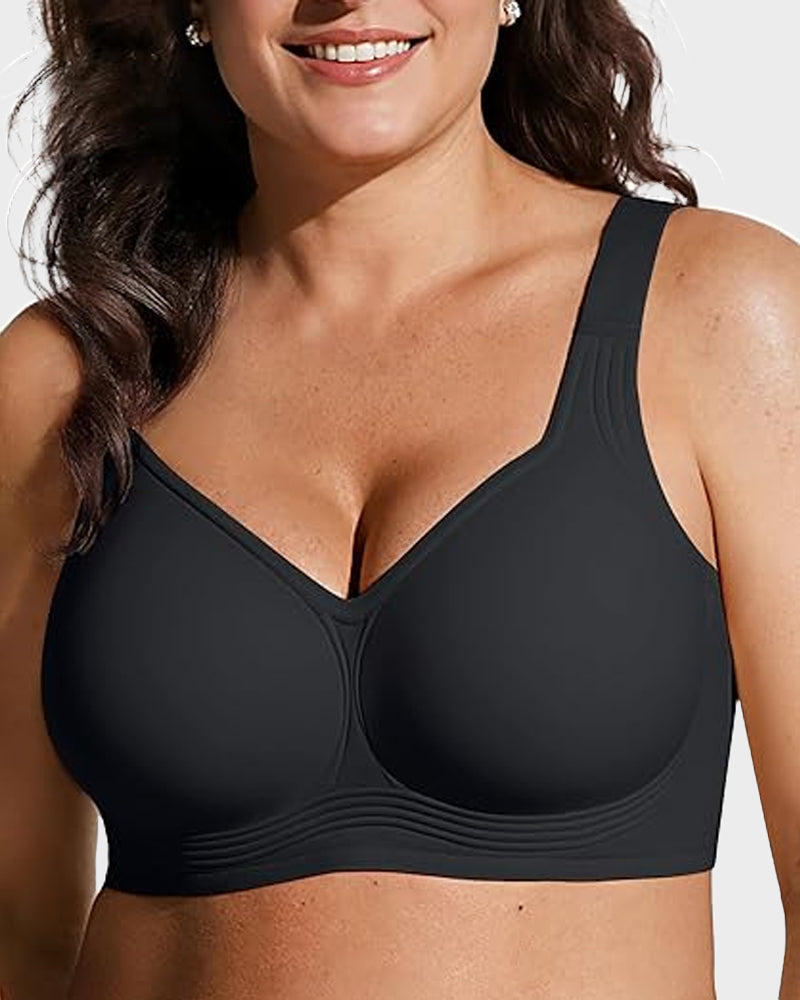 Comfortable Wireless Full Coverage Jelly Smoothing Bra (2Pack)