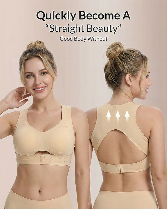 Wireless Posture Bra with Front Closure