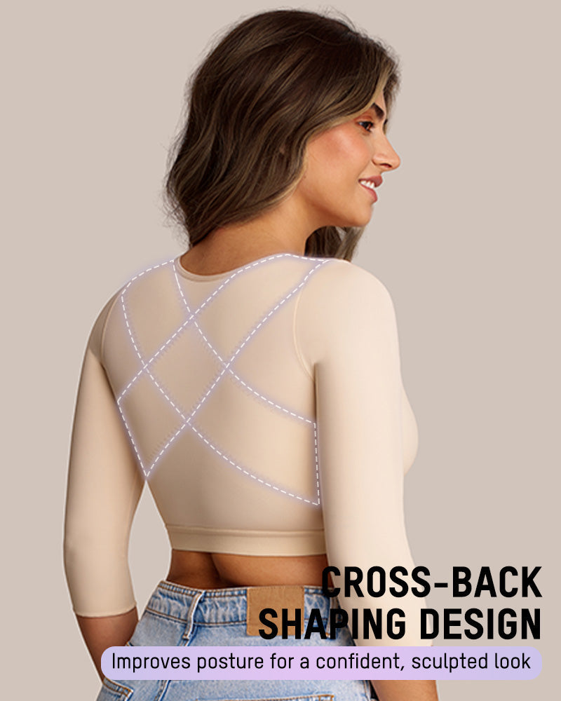 Slimming Arm Front Closure Bra Tank Shapewear