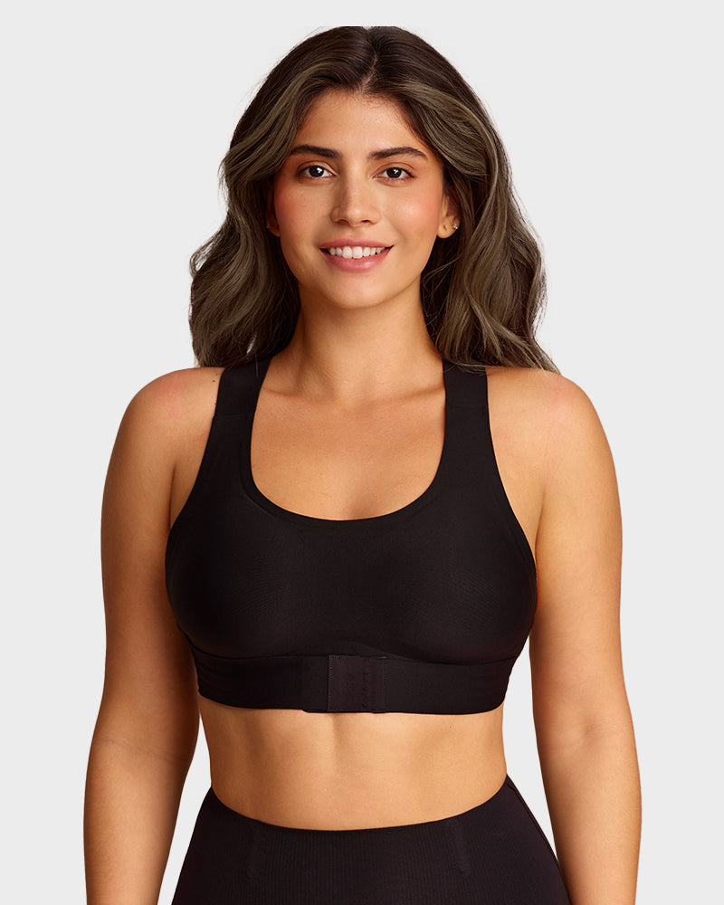 Wireless Posture Bra with Front Closure