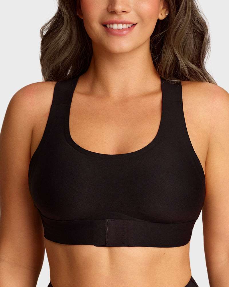 Wireless Posture Bra with Front Closure