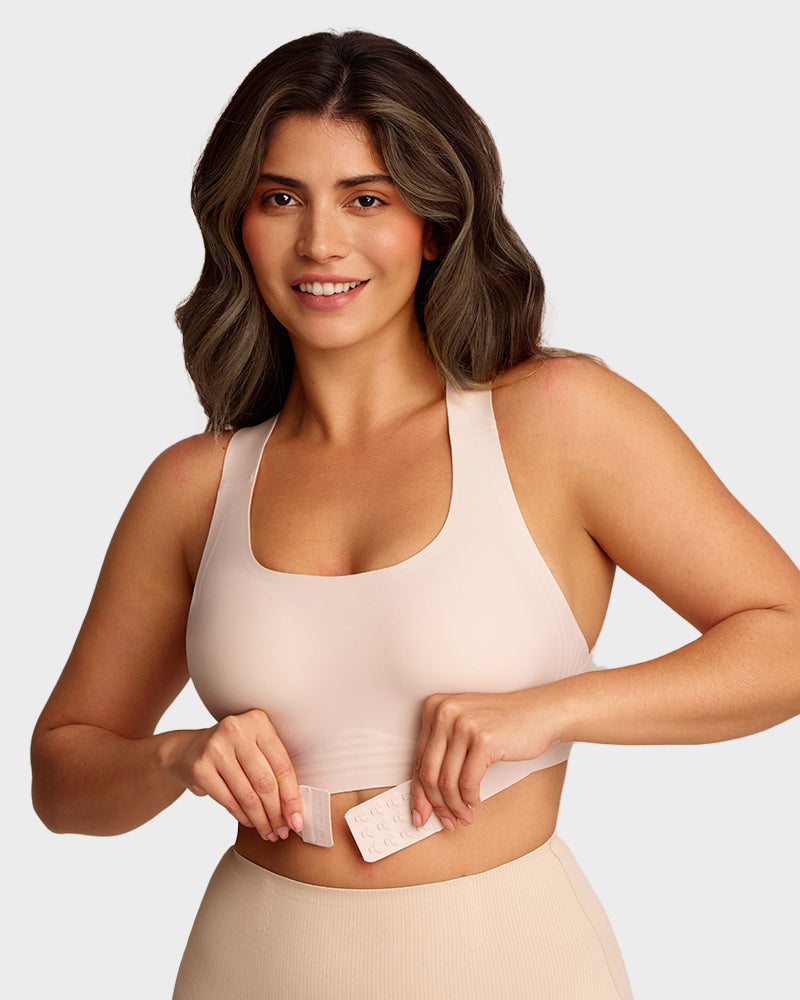 Wireless Posture Bra with Front Closure