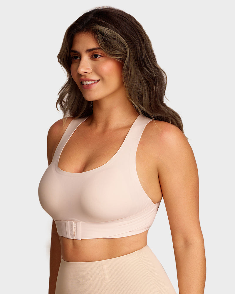 Wireless Posture Bra with Front Closure