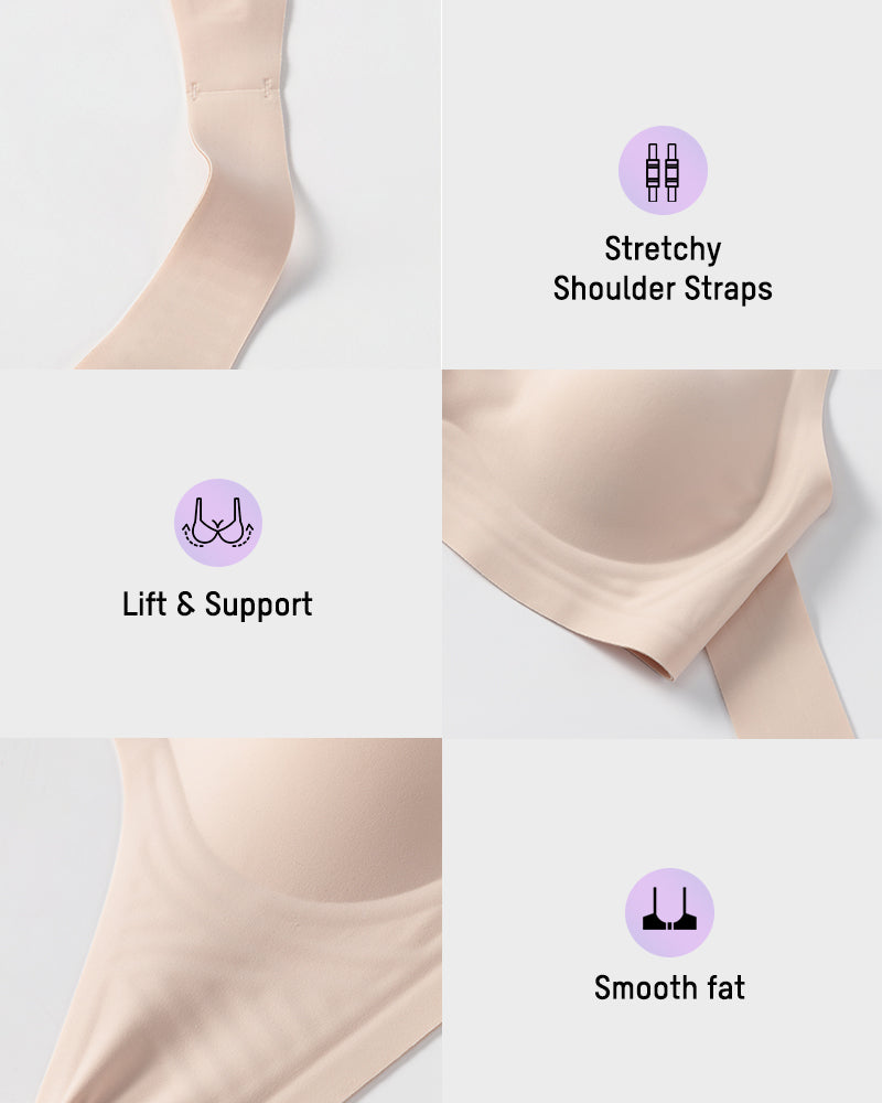 Wireless Posture Bra with Front Closure
