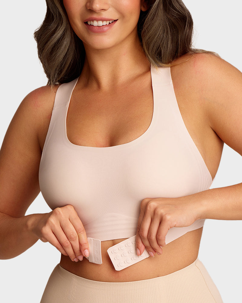 Wireless Posture Bra with Front Closure