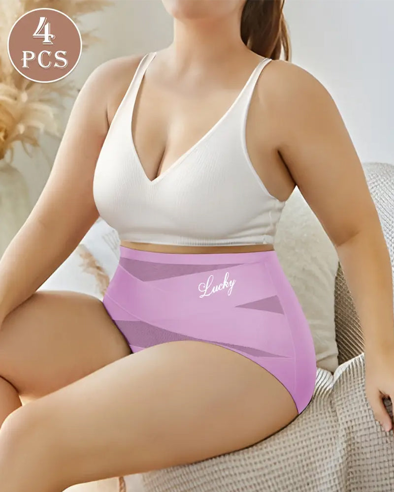 High-Waist Tummy Control Seamless Shaping Panties(4/8 Pack)